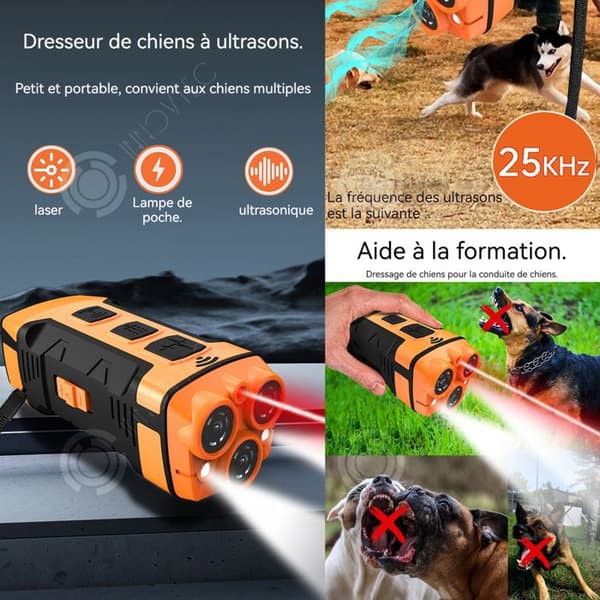 INN Anti Bark Dog Ultrasonic Anti Bark Device LED Ficklampa Anti Barking Device Ultrasonic Whistle Ch