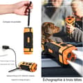 Miniatyrbild 2 av 4: INN Antibark hund ultraljud 3 i 1 450mah 3 hastighetsjustering typ-c antibark med laser och ficklampa och ultraljud