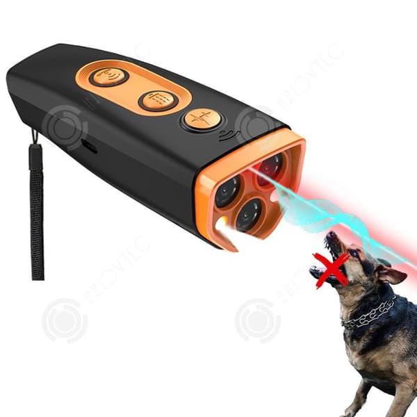 INN Anti-bark hund ultraljud 3 i 1 450mah typ-c 3 anti-bark hastigheter innehåller en laser och ficklampa och ultraljud