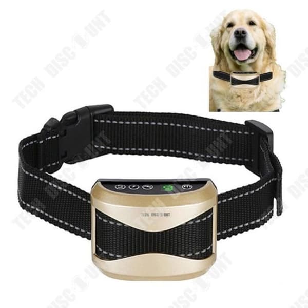 hundhalsband mot skällande hund 280 mAh intelligent digital visning 7 nivåer av känslighetsinställning vattentät design