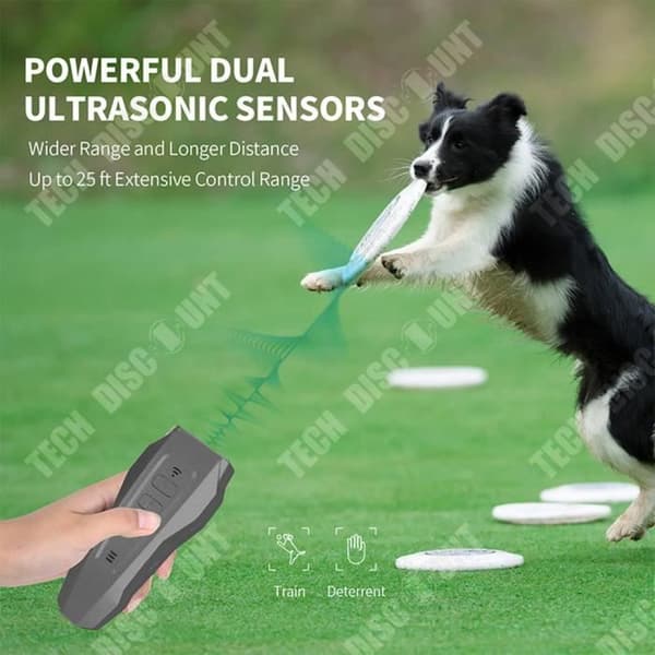 TD® Portable Ultrasonic Barking Stopper Dog Trainer Pocket Animal Repellent