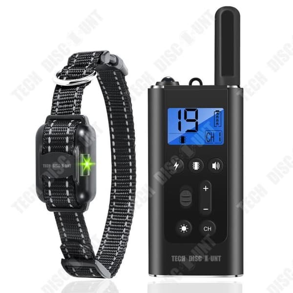 TD® Bark Stopper 800m Fjärrkontroll Vattentätt djurhalsband med vibrationsuppladdningsbar hundtränare