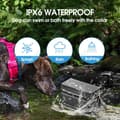 Miniatyrbild 3 av 4: TD® Dog Bark Control Device Electric Shock Training Vattentät halsband Fjärrkontroll Bark Stopper