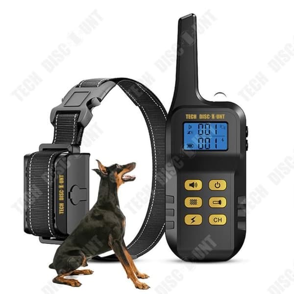 TD® Dog Bark Control Device Electric Shock Training Vattentät halsband Fjärrkontroll Bark Stopper