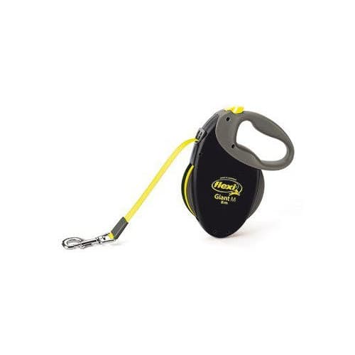 FLEXI - Leash Giant M 8M Tape Black/Neon Yellow Max 25Kg - (600.7780)