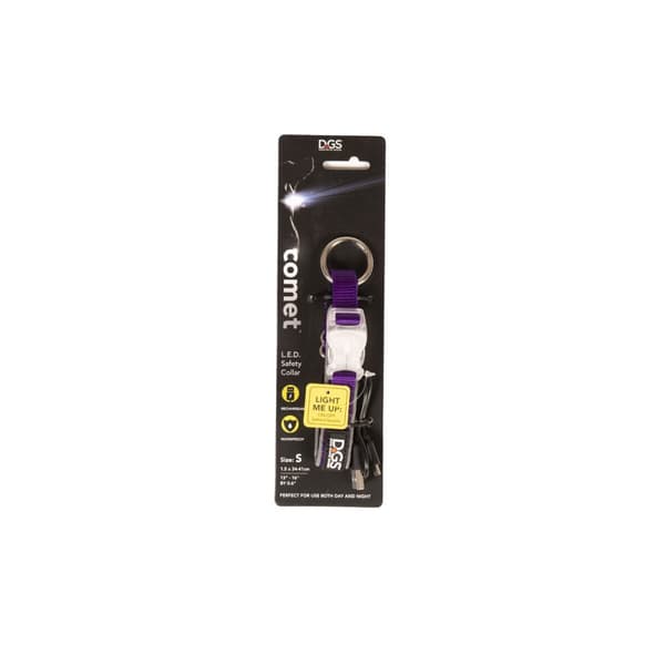 Hundhalsband Dog Gone Smart Purpur 20 Ljus