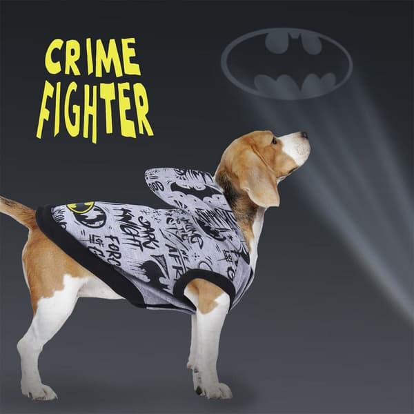Dog Sweatshirt Batman M Grå