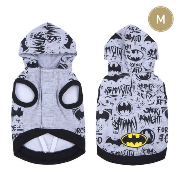 Dog Sweatshirt Batman M Grå