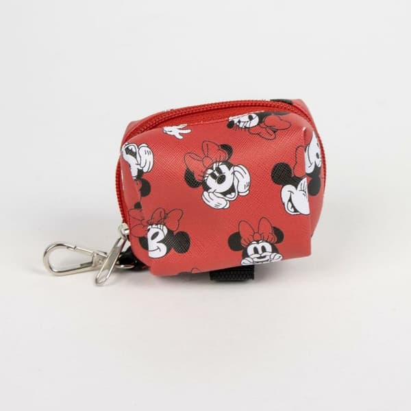 Dispenser til poser Minnie Mouse Rød 9,0 x 21,0 x 3,0 cm