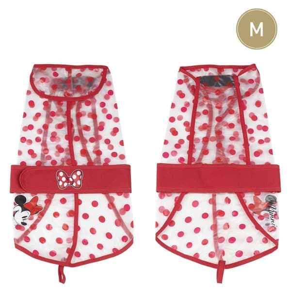 Regnrock för hundar Minnie Mouse Röd M
