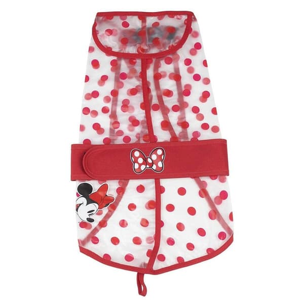 Hund regnfrakke Minnie Mouse Rød M