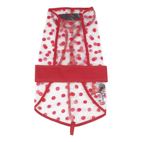 Hund regnfrakke Minnie Mouse Rød M