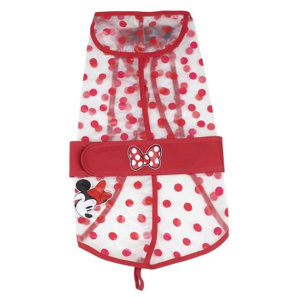 Hund regnfrakke Minnie Mouse Rød M