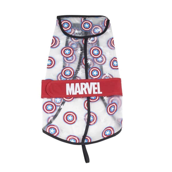 Regnrock för hundar The Avengers Röd Transparent M