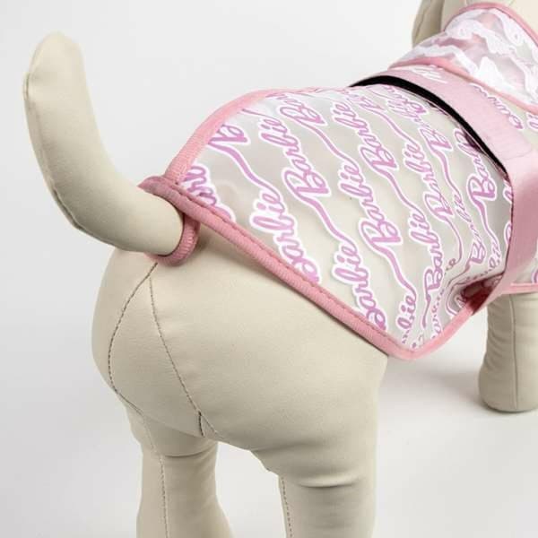 Hund regnfrakke Barbie Pink XS - S