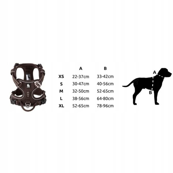 REFLEKTERENDE hundesele Truelove Front Line M