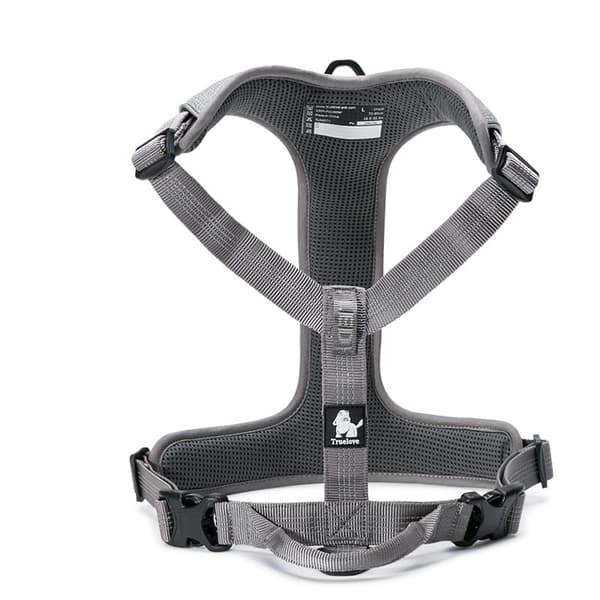 GRÅ Guard-sele til hunde EASY WALK TRUELOVE XL