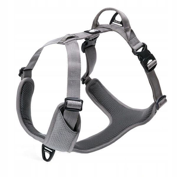 GRÅ Guard-sele för hundar EASY WALK TRUELOVE XS