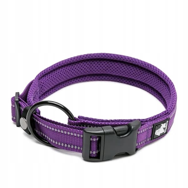 LILA Hundhalsband solid STRONG TRUELOVE L