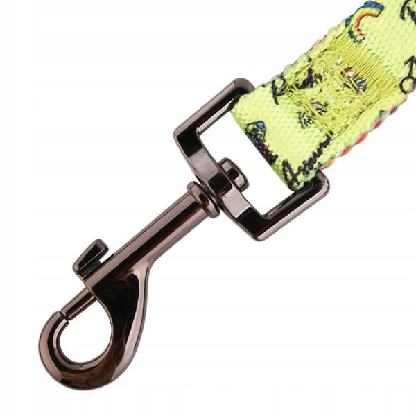 Hundkoppel kort 1,5 m färgglad stark boxer husky HUGGY DOGGY L