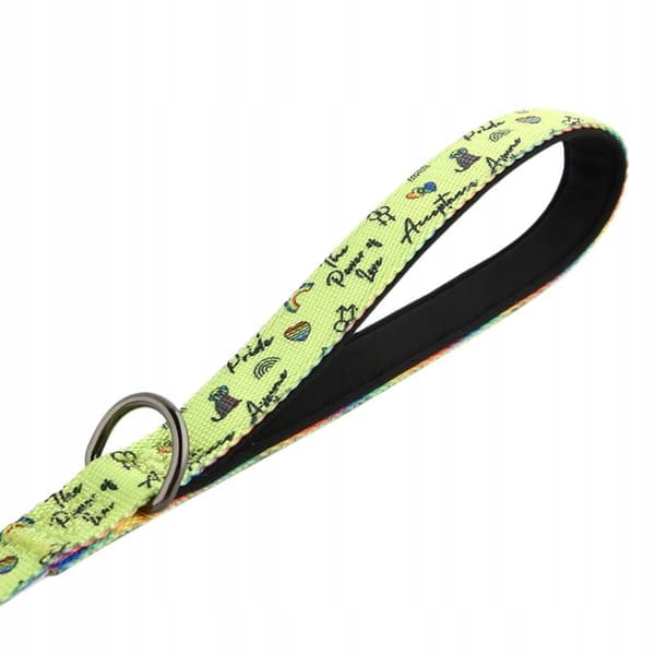 Hundkoppel kort 1,5 m färgglad stark boxer husky HUGGY DOGGY L
