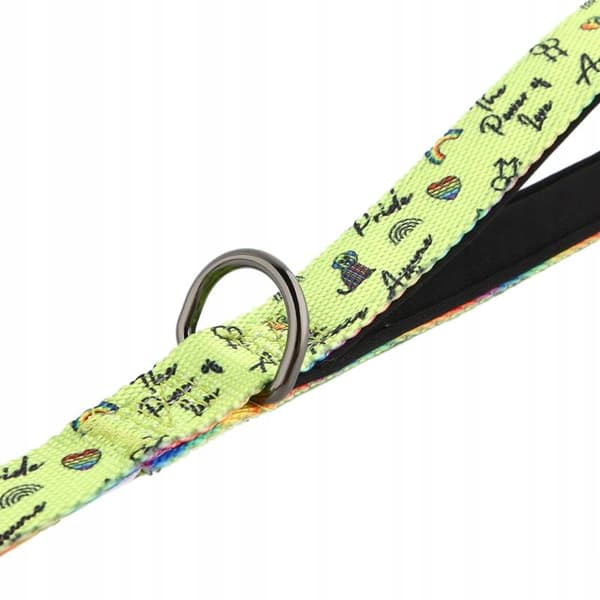 Hundkoppel kort 1,5 m färgglad stark boxer husky HUGGY DOGGY L