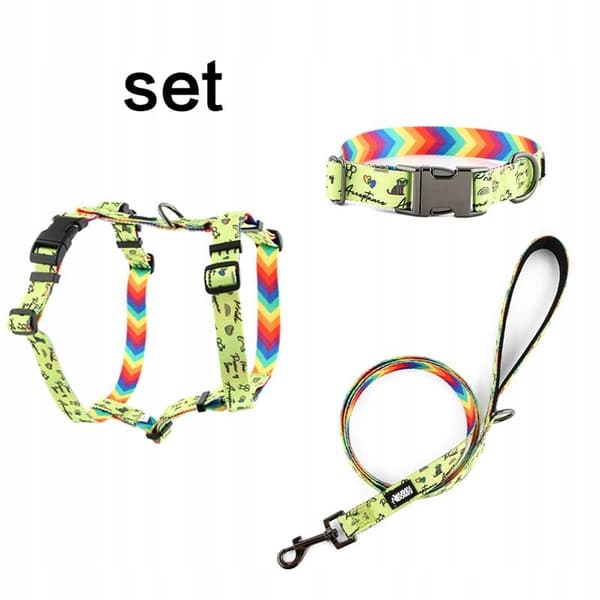 Hundkoppel kort 1,5 m färgglad stark boxer husky HUGGY DOGGY L