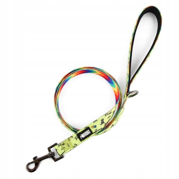 Hundkoppel kort 1,5 m färgglad stark boxer husky HUGGY DOGGY L