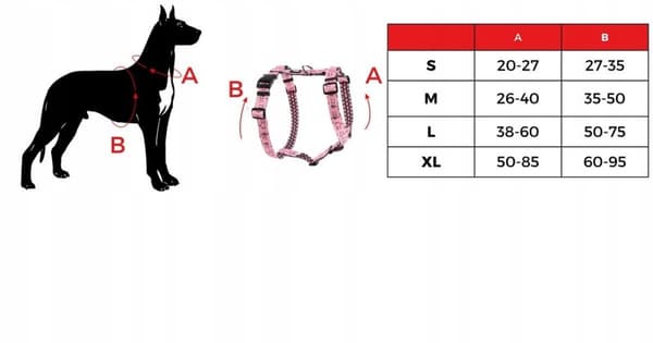 Trykfri vagthundssele farverig maltesisk shih tzu HUGGY DOGGY S