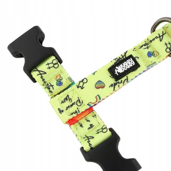 Vagthundssele, trykfri, farverig, labrador, hyrdehund, HUGGY DOGGY XL