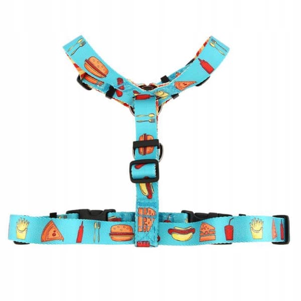 Sele til en stor hundebeskytter, trykfri, farverig hyrdehund, HUGGY DOGGY XL