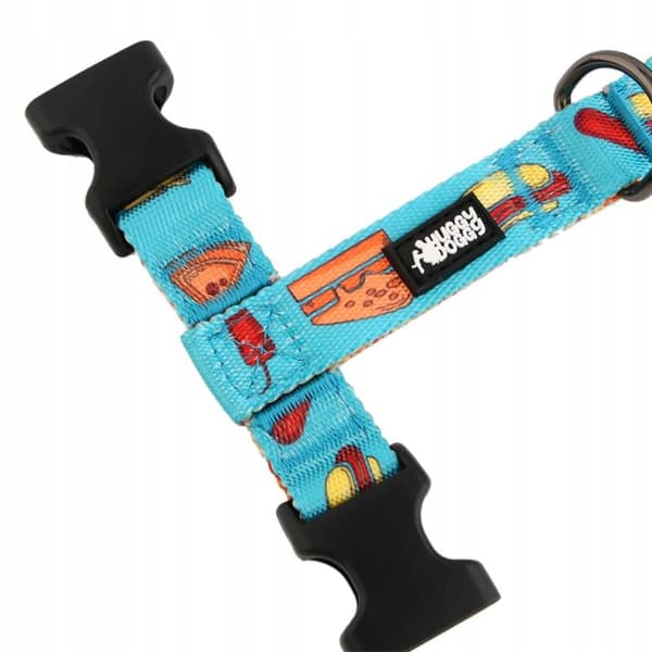 Hundseleskydd färgglatt tryckfritt valpfodral HUGGY DOGGY S