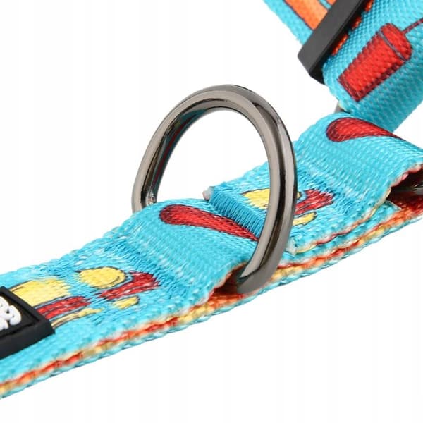 Hundseleskydd färgglatt tryckfritt valpfodral HUGGY DOGGY S