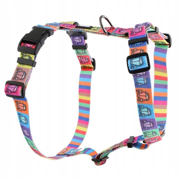 Trykfri sele til store hunde, beskyttelsestype, justerbar, HUGGY DOGGY XL
