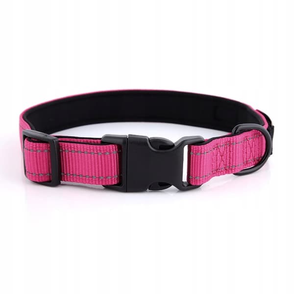 HUGGY DOGGY koiranpanta nimellä york HEIJASTAVA säädettävä pinkki XS