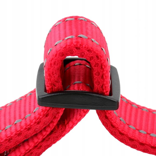 HUGGY DOGGY justerbart halsband för stora hundar REFLEKTIVA spännen SOLID L