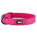 Miniatyrbillede 1 af 8: HUGGY DOGGY halsbånd til store hunde pink REFLEKTERENDE justerbar spænde L
