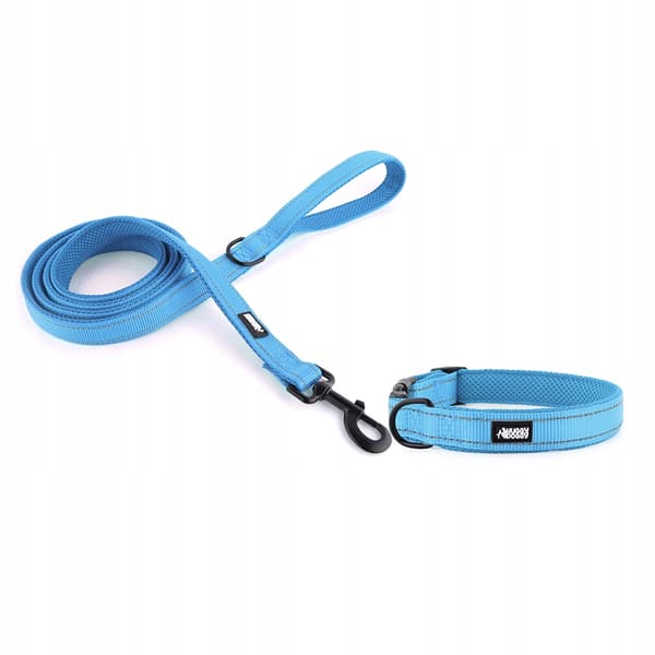 HUGGY DOGGY halsband för liten hund JUSTERBART reflexhalsband SOLID XS