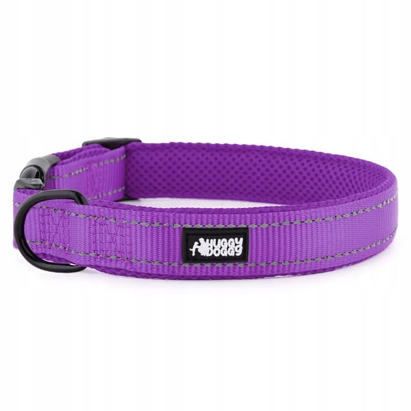 HUGGY DOGGY halsband för hundar med justerbart spänne SOLID M