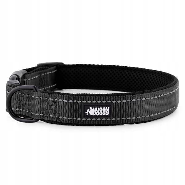 HUGGY DOGGY halsband för boxer JUSTERBART spänne för stor hund STRONG L