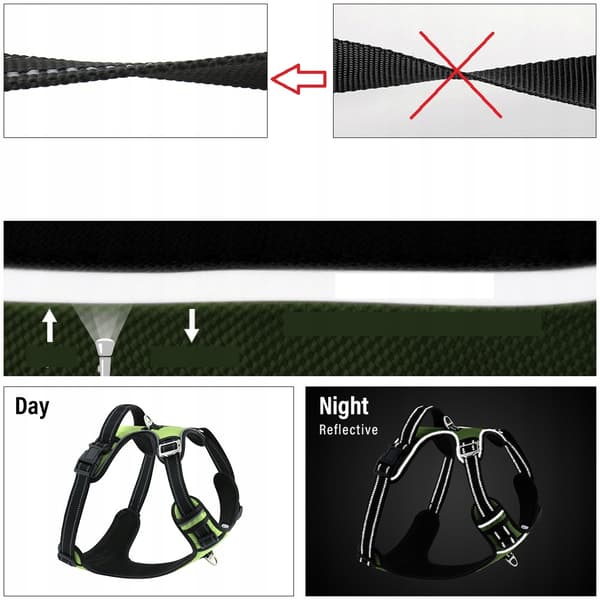HUGGY DOGGY hundesele boxerbeskytter easy walk træning STRONG XL