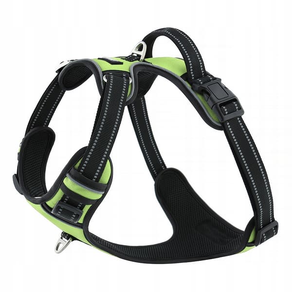 HUGGY DOGGY tryckfri sele för bulldoggar, justerbar, skydd easy walk M