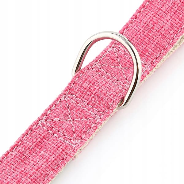 Hundesnor lyserød solid 1,52 m HUGGY DOGGY Eko L