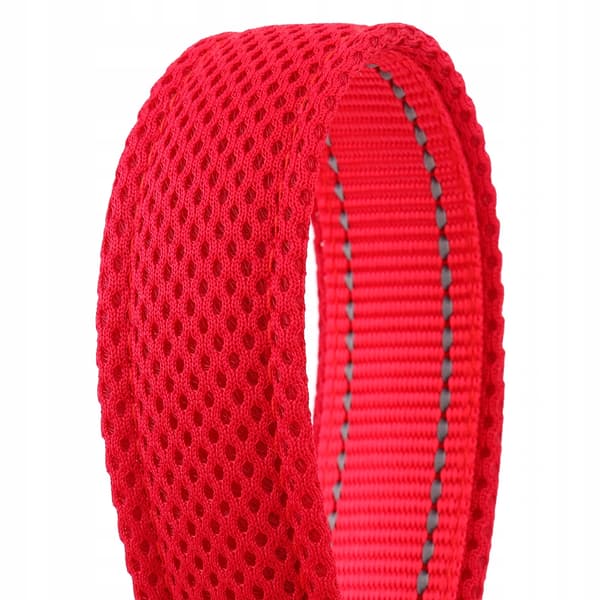 Hundesnor til lille hund, pink, 2 m, kraftig, HUGGY DOGGY S