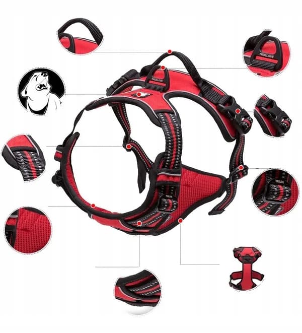 REFLEKTIV Front Line Truelove M hundesele
