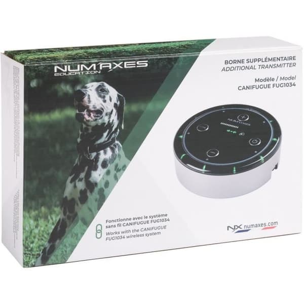 Borne anti-fugue 2 vid 120 meter - NUM'AXES - CANIFUGUE FUG1034 - Svart