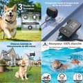 Miniatyrbild 3 av 4: INN koppel anti skällande hund Justerbar 3 lägen Vattentät Med fjärrkontroll trådlöst elektroniskt stängsel anti skällande hund