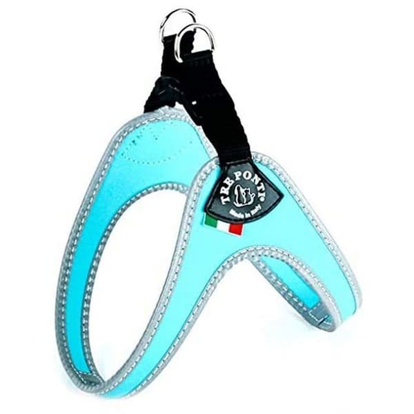 Tre ponti sport hundsele - T200-4LB - Easy Fit Classic Fix hundsele blå storlek 4