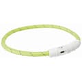Miniatyrbild 5 av 9: Flash Light Ring HundHalsband USB Hjälper att ni syns i mörkret Rosa M-L 45 cm