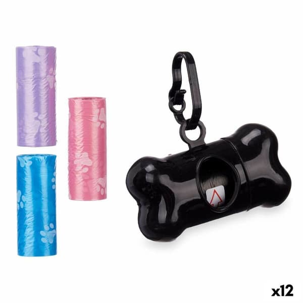 Hållare för bajspåsar Mascow 198 Plast Set (12 antal)